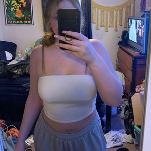 White tube top